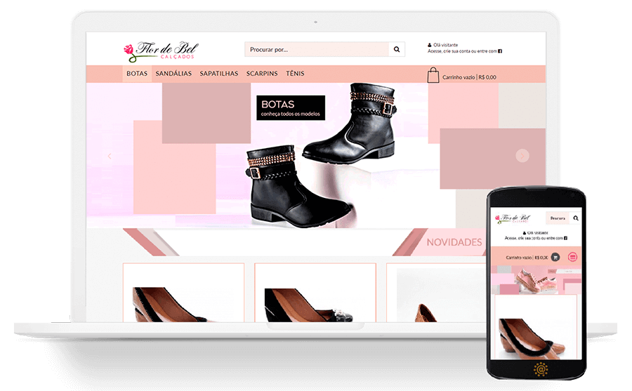 loja virtual calçados